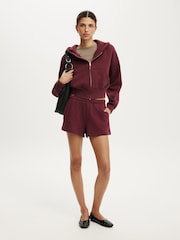 Cotton On Red Oversized Zip Through Hoodie - Image 2 of 5
