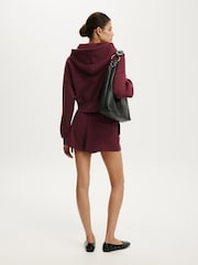 Cotton On Red Oversized Zip Through Hoodie - Image 3 of 5