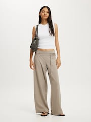 Cotton On Natural Juno Suiting Trousers - Image 1 of 5