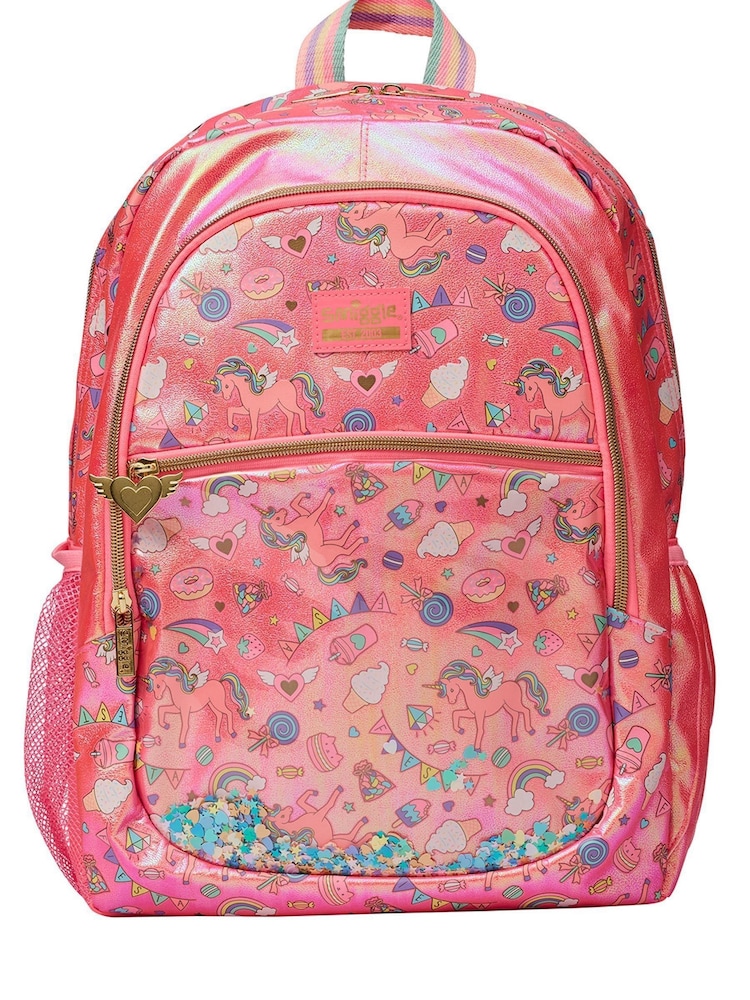 Smiggle Pink Fiesta Classic Backpack - Image 1 of 3