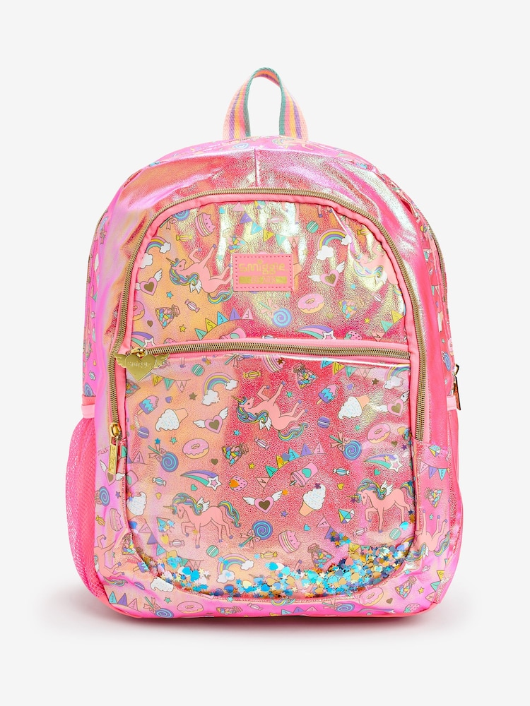 Smiggle Pink Fiesta Classic Backpack - Image 3 of 3