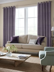 Laura Ashley Dark Sugared Violet Swanson Made To Measure Curtains - Image 2 of 9