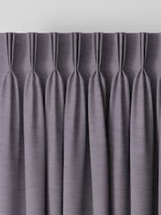 Laura Ashley Dark Sugared Violet Swanson Made To Measure Curtains - Image 6 of 9