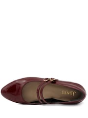 Jones Bootmaker Red Regular Fit Xanthi Heeled Mary Janes - Image 5 of 6