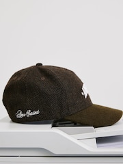 River Island Green Herringbone Cap - Image 2 of 3