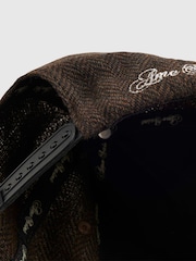 River Island Green Herringbone Cap - Image 3 of 3