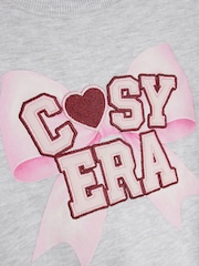 River Island Grey Cosy Era Sweat Pyjamas Set - Image 4 of 5