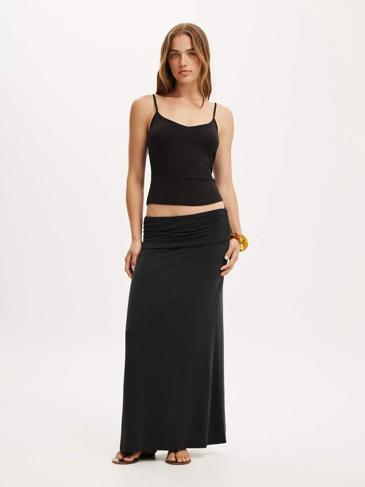 Cotton On Black Honey Maxi Skirt - Image 1 of 4 Cotton On Black Honey Maxi Skirt - Image 1 of 4