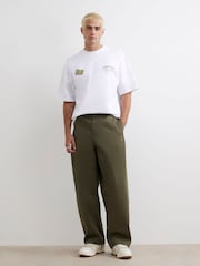 River Island White Fairway Club Graphic T-Shirt - Image 2 of 4