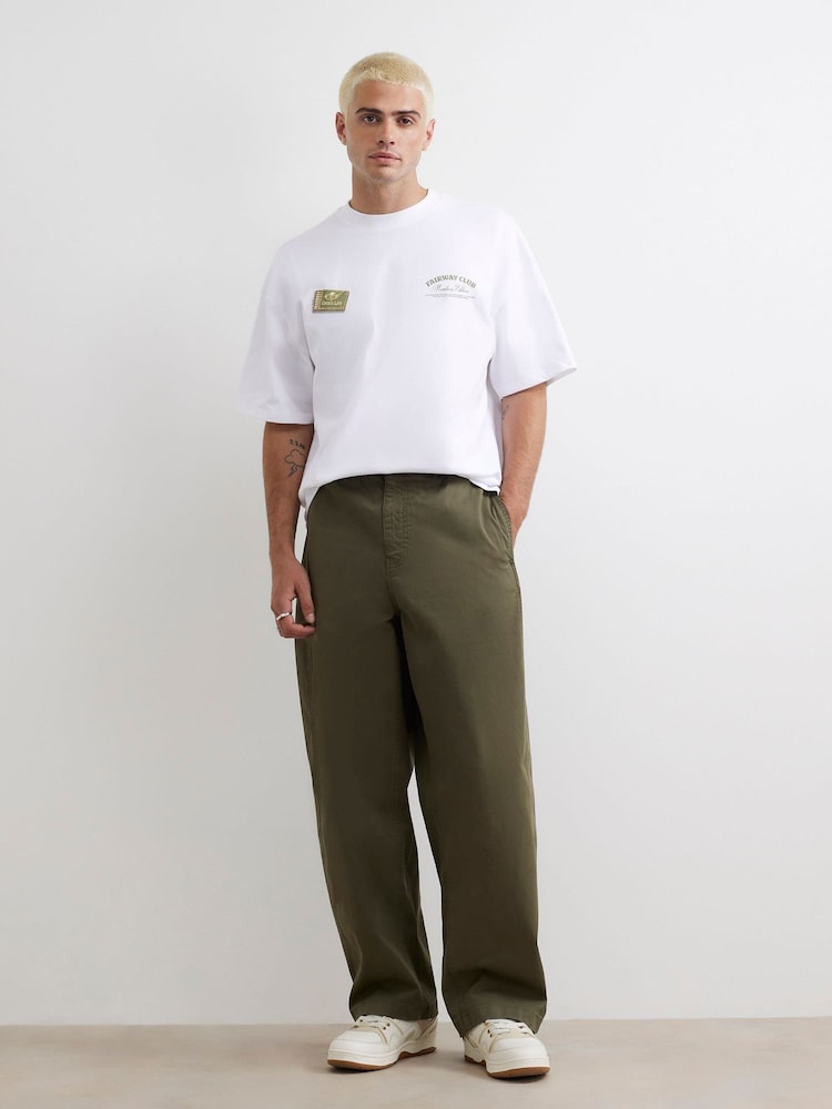 River Island White Fairway Club Graphic T-Shirt - Image 2 of 4