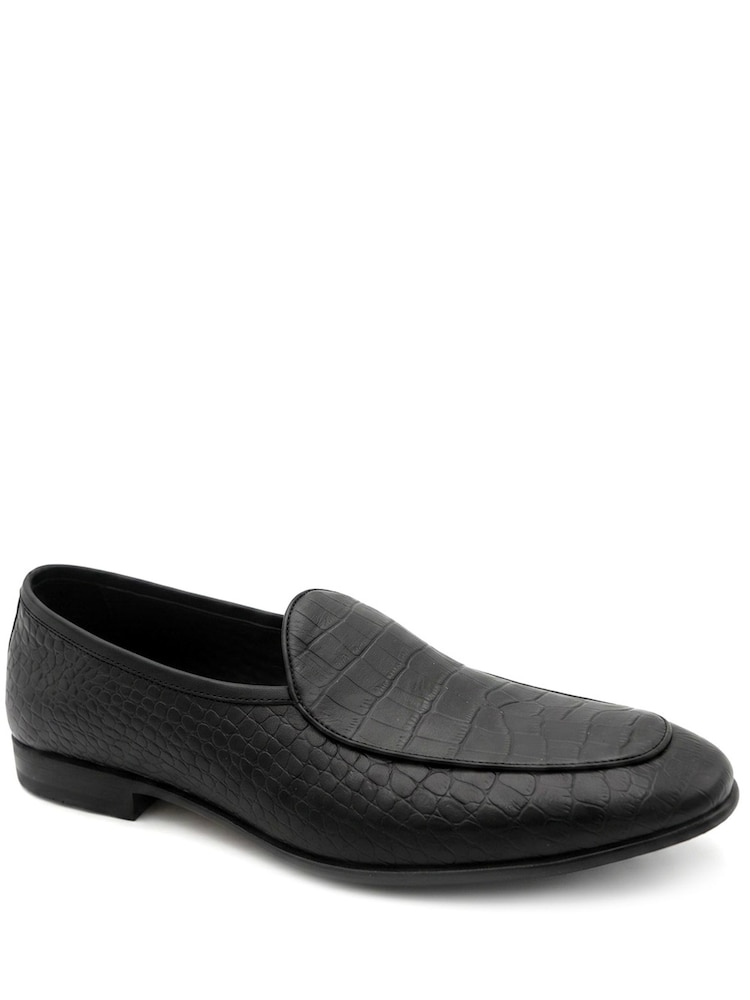 Jones Bootmaker Black Royce Leather Loafers - Image 2 of 6 Jones Bootmaker Black Royce Leather Loafers - Image 2 of 6