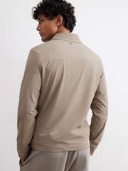 River Island Natural Muscle Fit Shacket - Image 2 of 4
