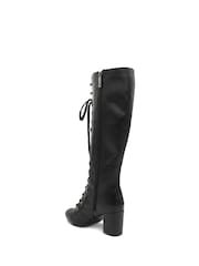 Jones Bootmaker Black Lianalong Leather Calf Length Boots - Image 4 of 6