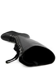 Jones Bootmaker Black Lianalong Leather Calf Length Boots - Image 5 of 6