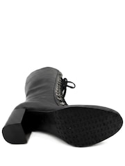 Jones Bootmaker Black Lianalong Leather Calf Length Boots - Image 6 of 6