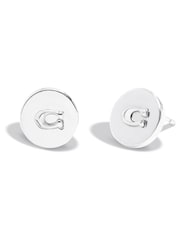 COACH Signature Coin Stud Earrings - Image 2 of 2