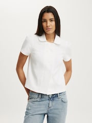 Cotton On White Pippa Babydoll Shirt - Image 2 of 4