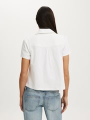 Cotton On White Pippa Babydoll Shirt - Image 3 of 4