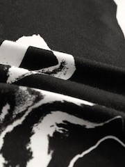 Monochrom - Kurzärmeliges T-Shirt mit Rundhalsausschnitt aus 100 % Baumwolle - Bild 6 von 6