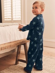 Blue Star Button Down Pyjamas (9mths-8yrs) - Image 4 of 7