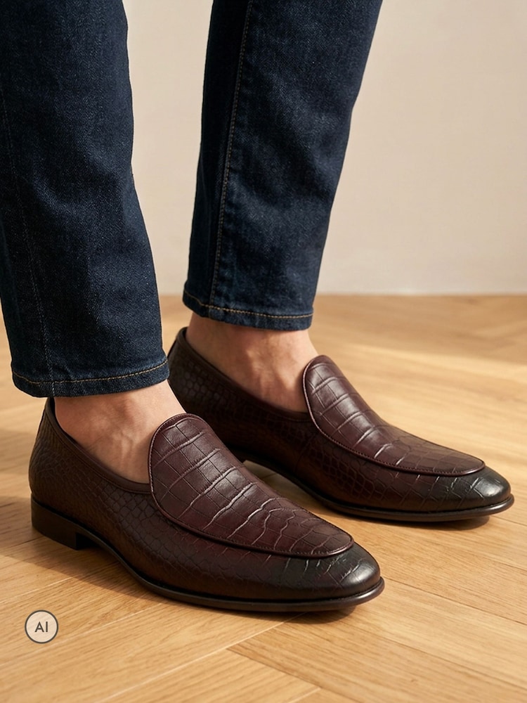 Jones Bootmaker Red Royce Leather Loafers - Image 1 of 6 Jones Bootmaker Red Royce Leather Loafers - Image 1 of 6