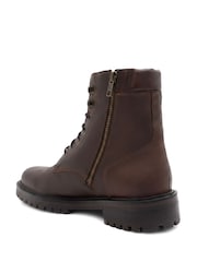 Jones Bootmaker Brown Dalmazio Leather Lace Up Boots - Image 4 of 6