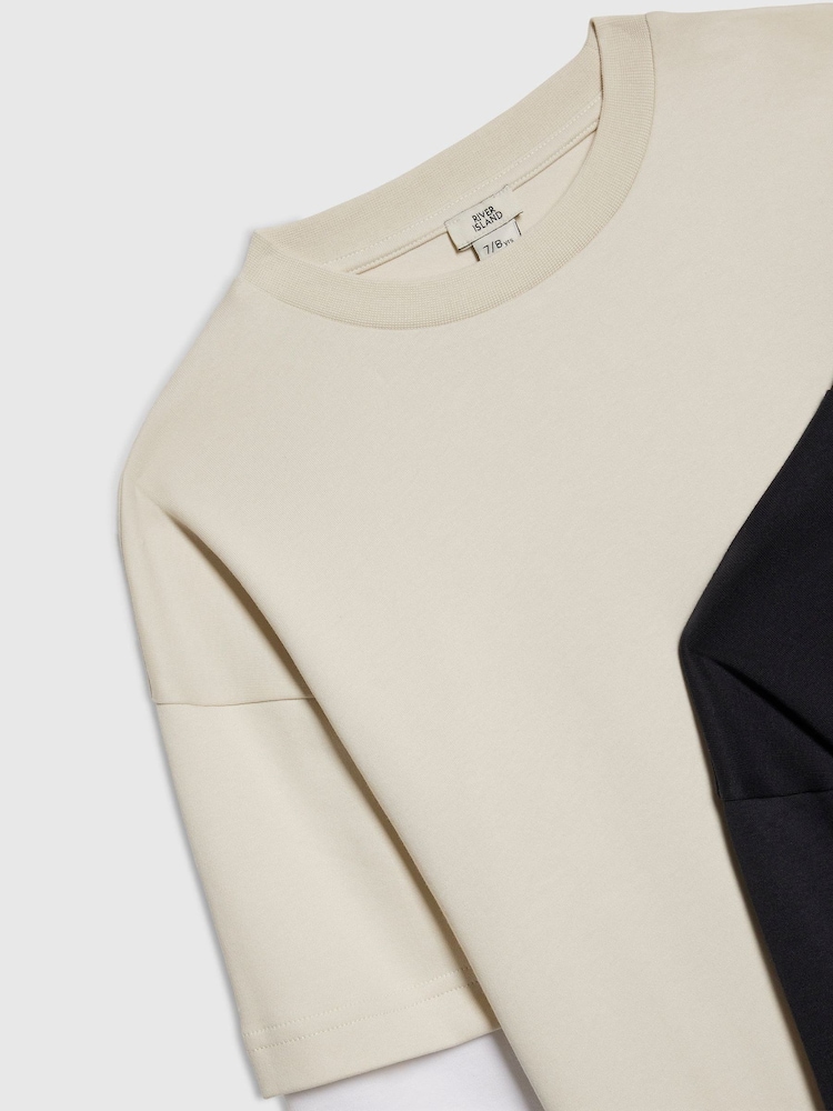 Sada 2 dvouvrstvých triček River Island - Obrázek 4 z 4