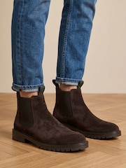 Jones Bootmaker Brown Damone Leather Chelsea Boots - Image 1 of 6