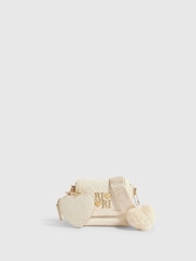 River Island Cream Monogram Kendal Cross-Body Bag - Image 1 of 5