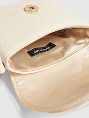 River Island Cream Monogram Kendal Cross-Body Bag - Image 5 of 5