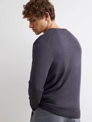 River Island Grey Essential Slim Fit Crew Neck Jumpers 2 Pack - Image 5 of 8