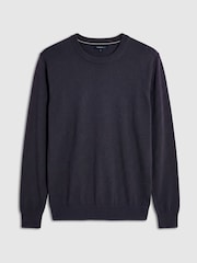 River Island Grey Essential Slim Fit Crew Neck Jumpers 2 Pack - Image 6 of 8
