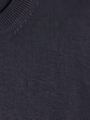 River Island Grey Essential Slim Fit Crew Neck Jumpers 2 Pack - Image 8 of 8