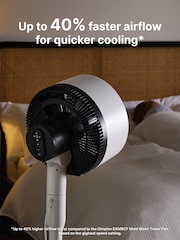Dimplex White Duo Cool 2-in-1 Smart Electric Pedestal Fan - Image 2 of 6