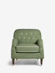 Nina Campbell Carmel Green Walton Accent Chair - Image 2 of 7