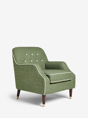 Nina Campbell Carmel Green Walton Accent Chair - Image 3 of 7