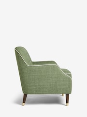 Nina Campbell Carmel Green Walton Accent Chair - Image 4 of 7