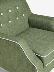 Nina Campbell Carmel Green Walton Accent Chair - Image 6 of 7