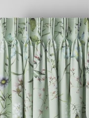 Sage Green Regency Made to Measure 100% Cotton Curtains - Image 5 of 9