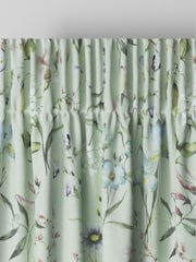 Sage Green Regency Made to Measure 100% Cotton Curtains - Image 6 of 9