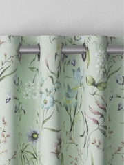 Sage Green Regency Made to Measure 100% Cotton Curtains - Image 7 of 9