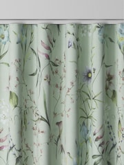 Sage Green Regency Made to Measure 100% Cotton Curtains - Image 8 of 9