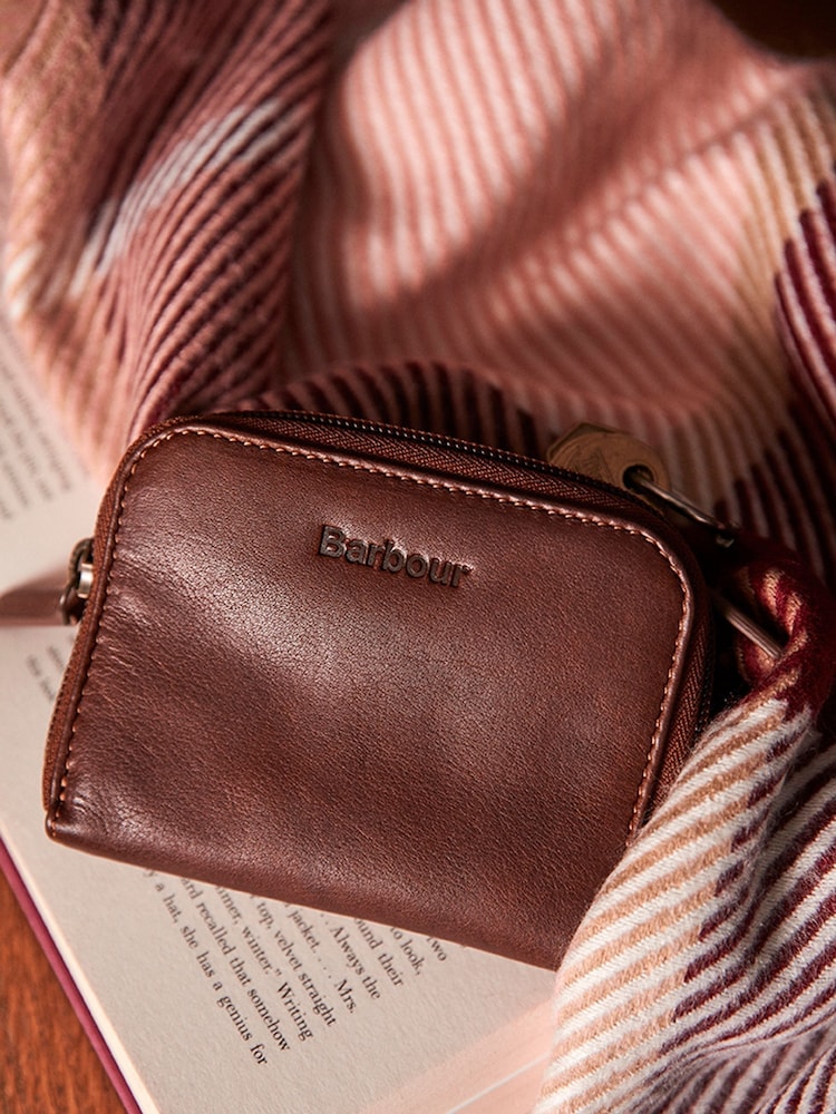 Barbour® Brown Laire Leather Purse - Image 6 of 6