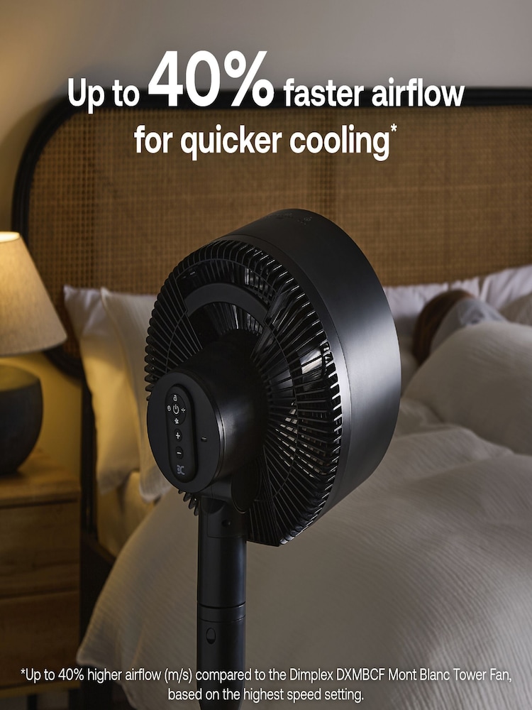 Dimplex Anthracite Duo Cool 2-in-1 Smart Cordless Electric Fan - Image 2 of 4
