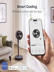 Dimplex Anthracite Duo Cool 2-in-1 Smart Cordless Electric Fan - Image 4 of 4