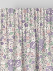 Laura Ashley Lavender Rowena Made to Measure 100% Cotton Curtains - Image 6 of 9