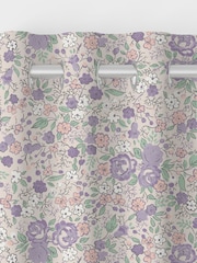 Laura Ashley Lavender Rowena Made to Measure 100% Cotton Curtains - Image 7 of 9