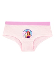 Character Pink Kids Barbie Multipack 100% Cotton Briefs 5 Packs - Image 4 of 5