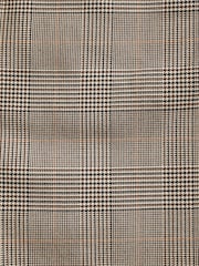 Taupe Slim Skinny Fit Check Suit: Trousers - Image 4 of 10