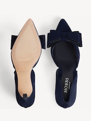 Hobbs Blue Elva Bow Court Shoes - Image 4 of 4